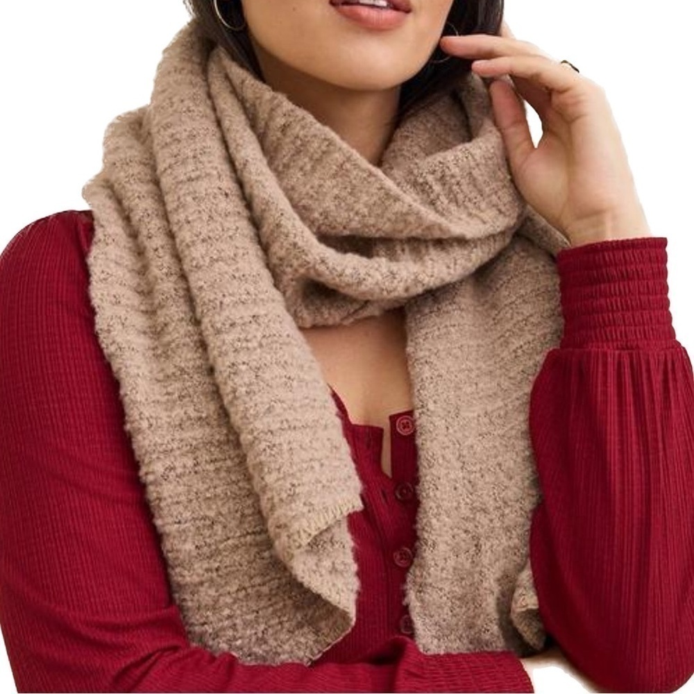 Extra Long Torrid Neutral Cozy Scarf Shawl Pashmina (SC06)